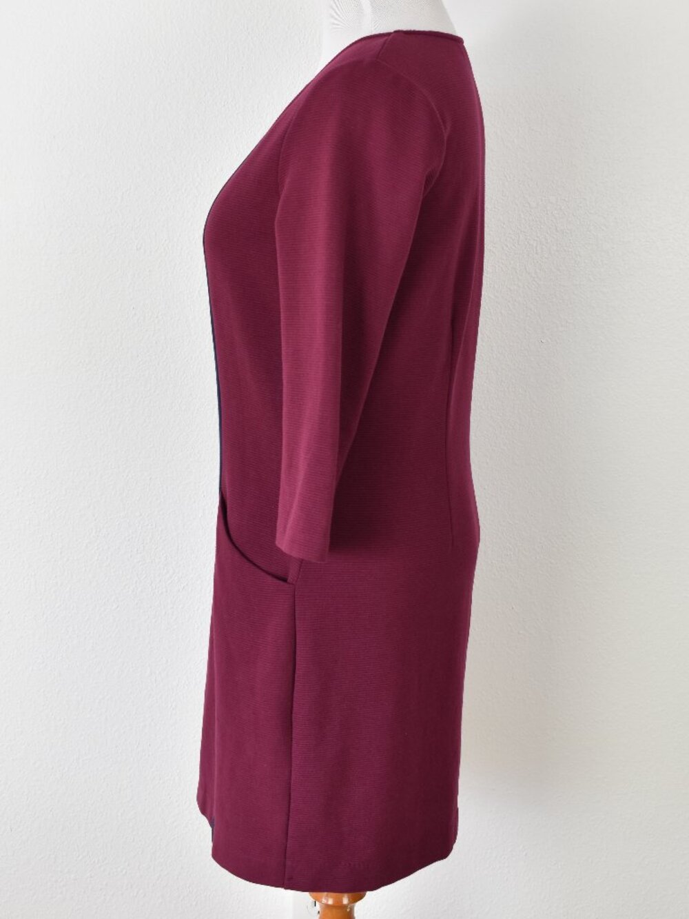 Boden Anita Ottoman Tunic Ribbed Shift Dress - 12 - Picture 6 of 9